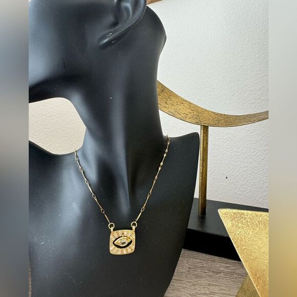 Statement evil eye necklace N705 - Picture 6 of 6